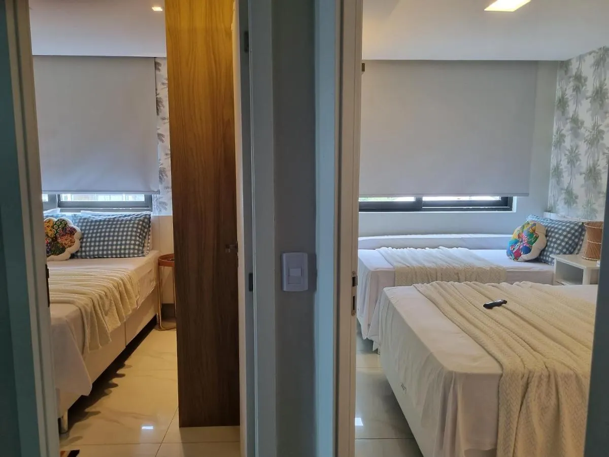 Apartamento PLAGE DU PORTO 204- Beira mar, centrinho turístico Pôrto das Galinhas